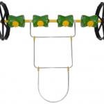 KSNM Direct Paddy Seeder 8-Row Manual Seeder with 20x20 cm Spacing Efficient Rice Planting Agricultural Tool