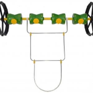 KSNM Direct Paddy Seeder 8-Row Manual Seeder with 20x20 cm Spacing Efficient Rice Planting Agricultural Tool